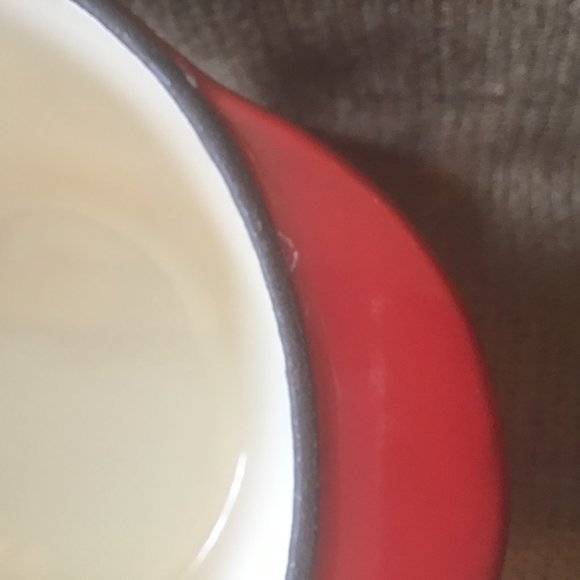 Cast Iron Enamel Fondue Set with Cast Iron Stand - Picture 10 of 12